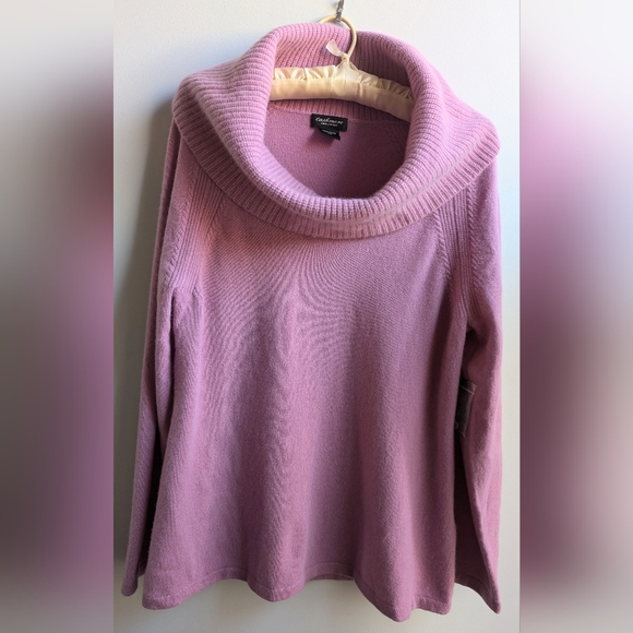 Lord & Taylor Sweaters - NWT...Cashmere Cowl Neck Sweater Size XL